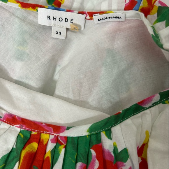 RHODE NALA MINI FLORAL DRESS - (Size XS) - Picture 7 of 7